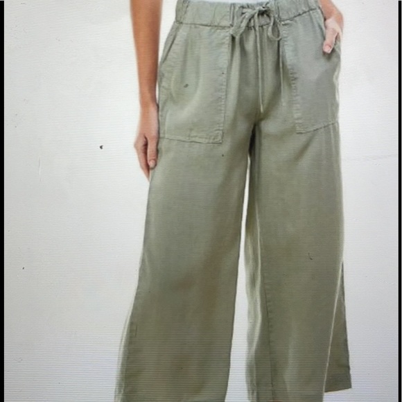 Thread & Supply Pants - Thread & Supply Wide Leg Crop Pants 2X